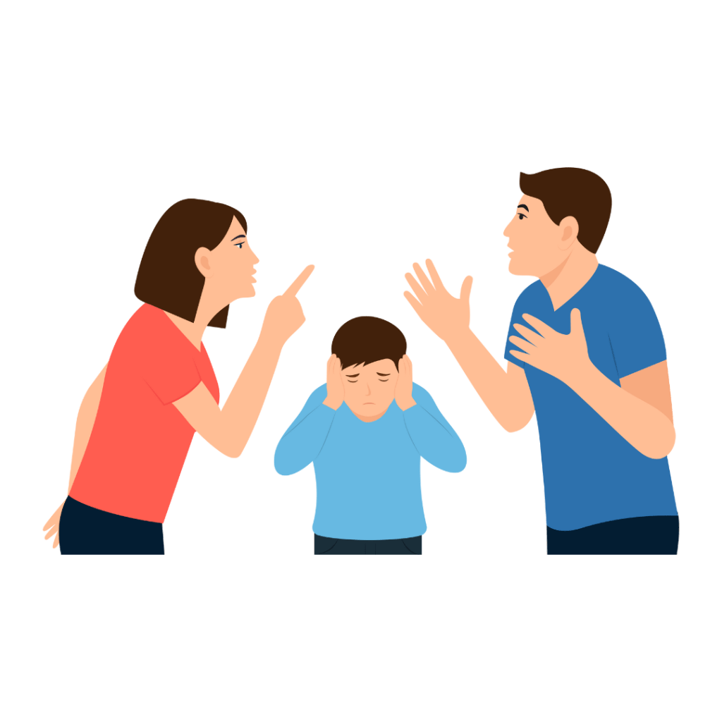 LITIGARE DAVANTI AI PROPRI FIGLI E’&nbsp;REATO?