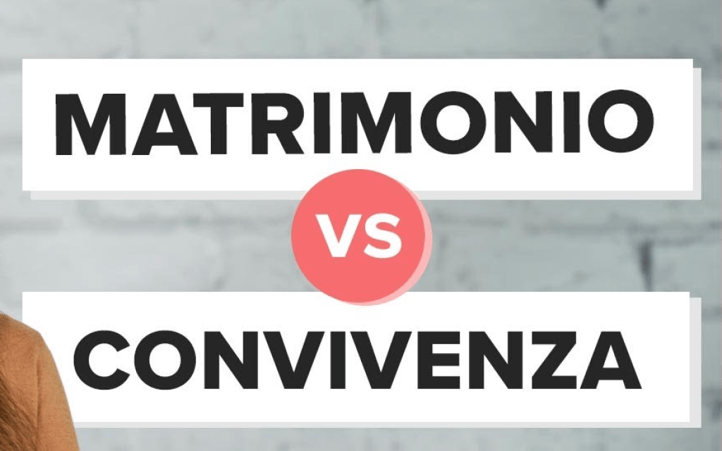 DIFFERENZE TRA MATRIMONIO E&nbsp;CONVIVENZA